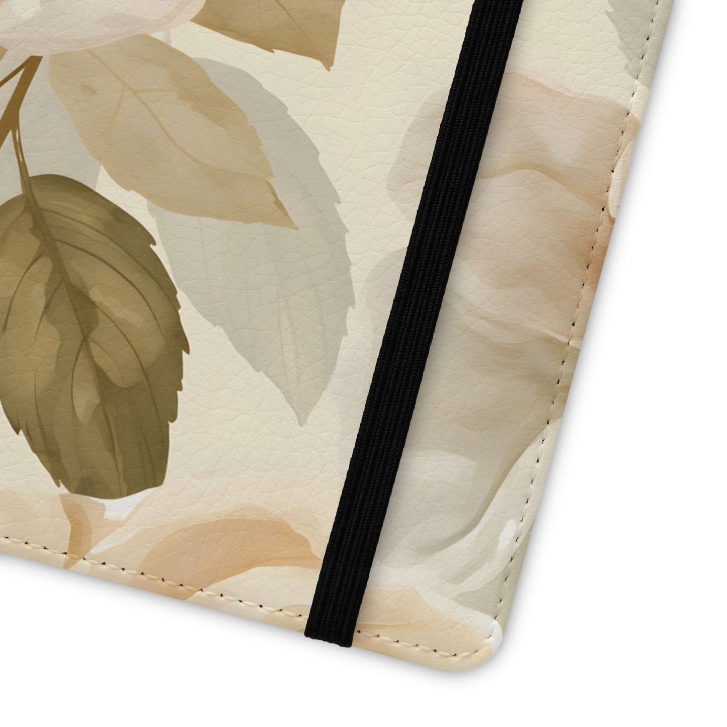 Soft Rose Elegance โ Vegan Leather Wallet Samsung Case
