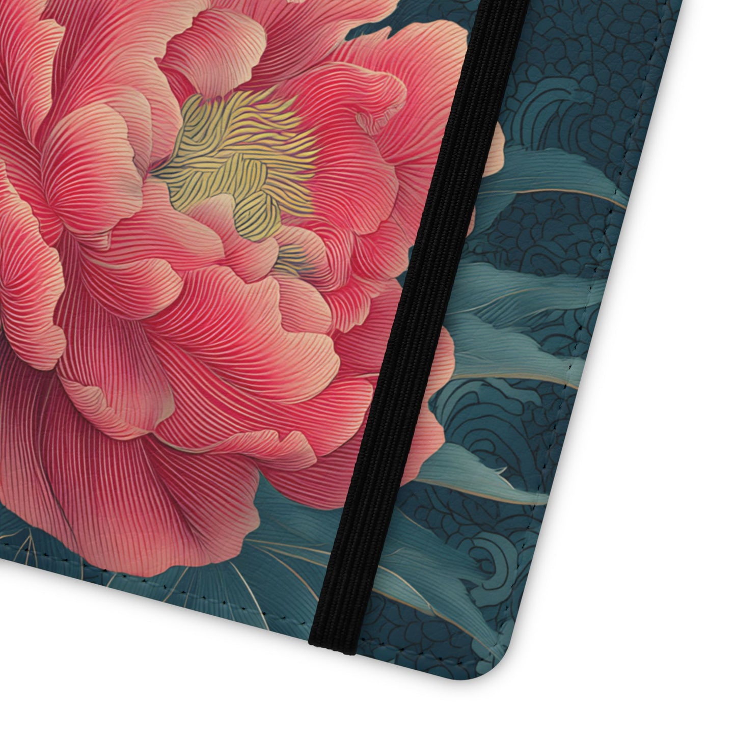 Floral Whispers – Vegan Leather Flip Samsung Case