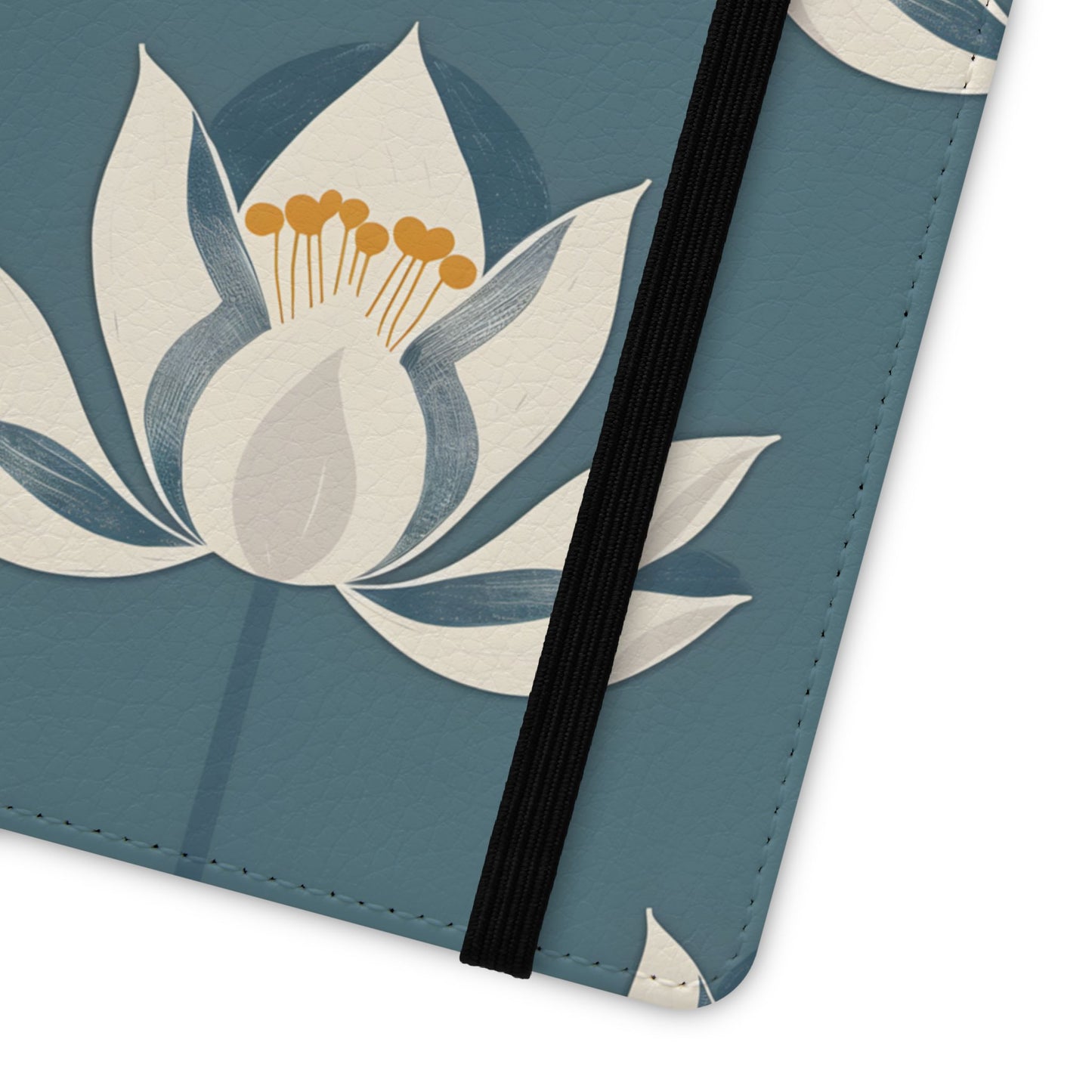 Lotus Serenity – Vegan Leather Wallet Samsung Case