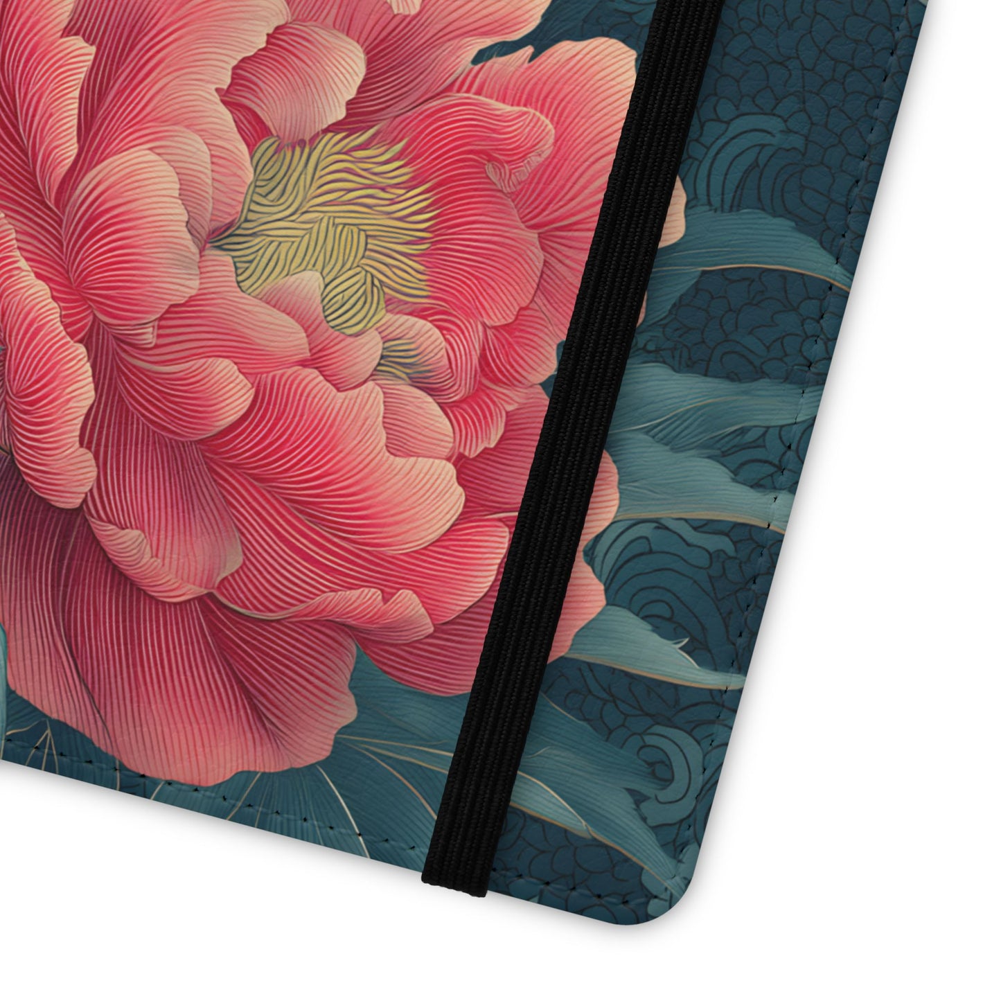 Floral Whispers – Vegan Leather Flip Samsung Case
