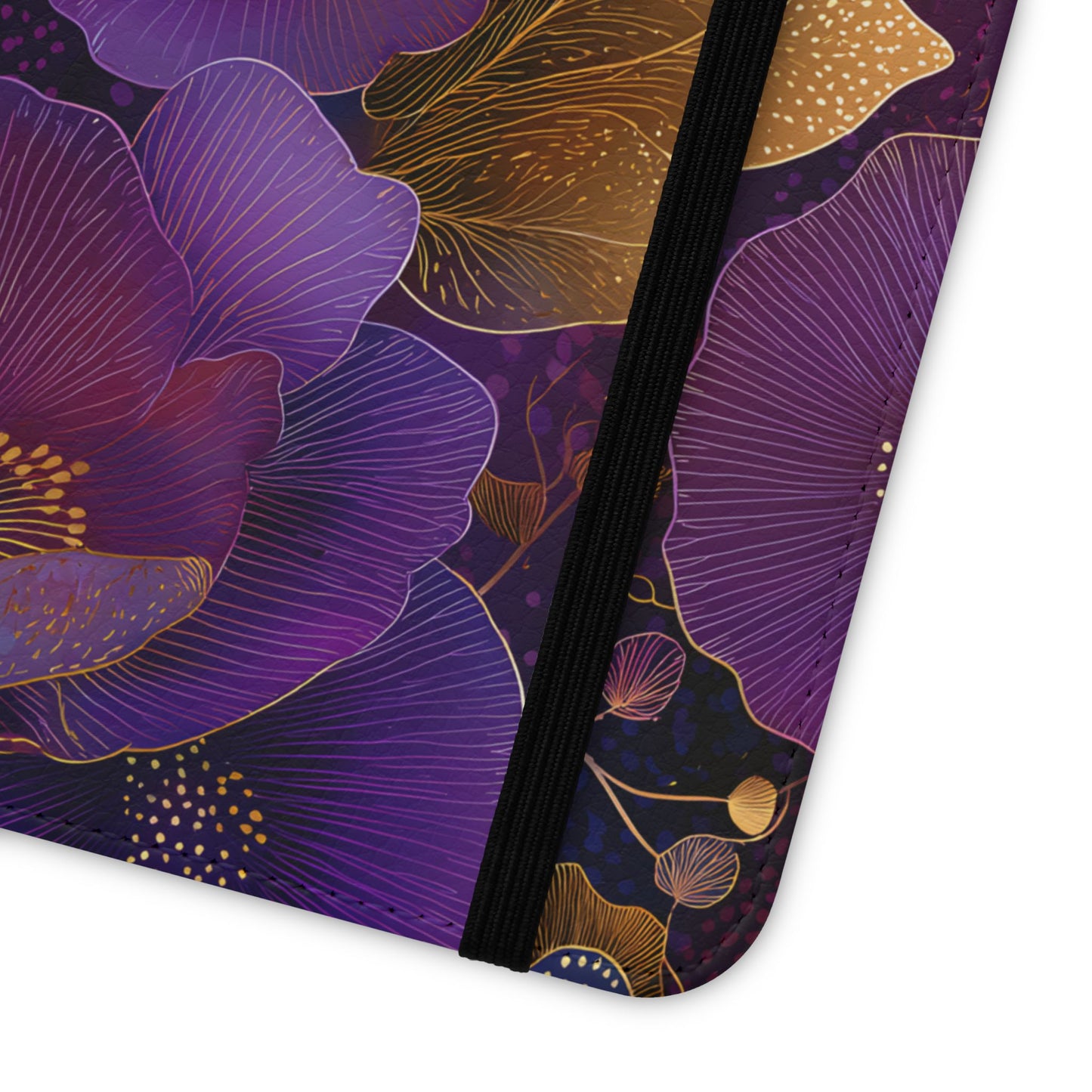 Imperial Petals – Vegan Leather Samsung Flip Phone Case