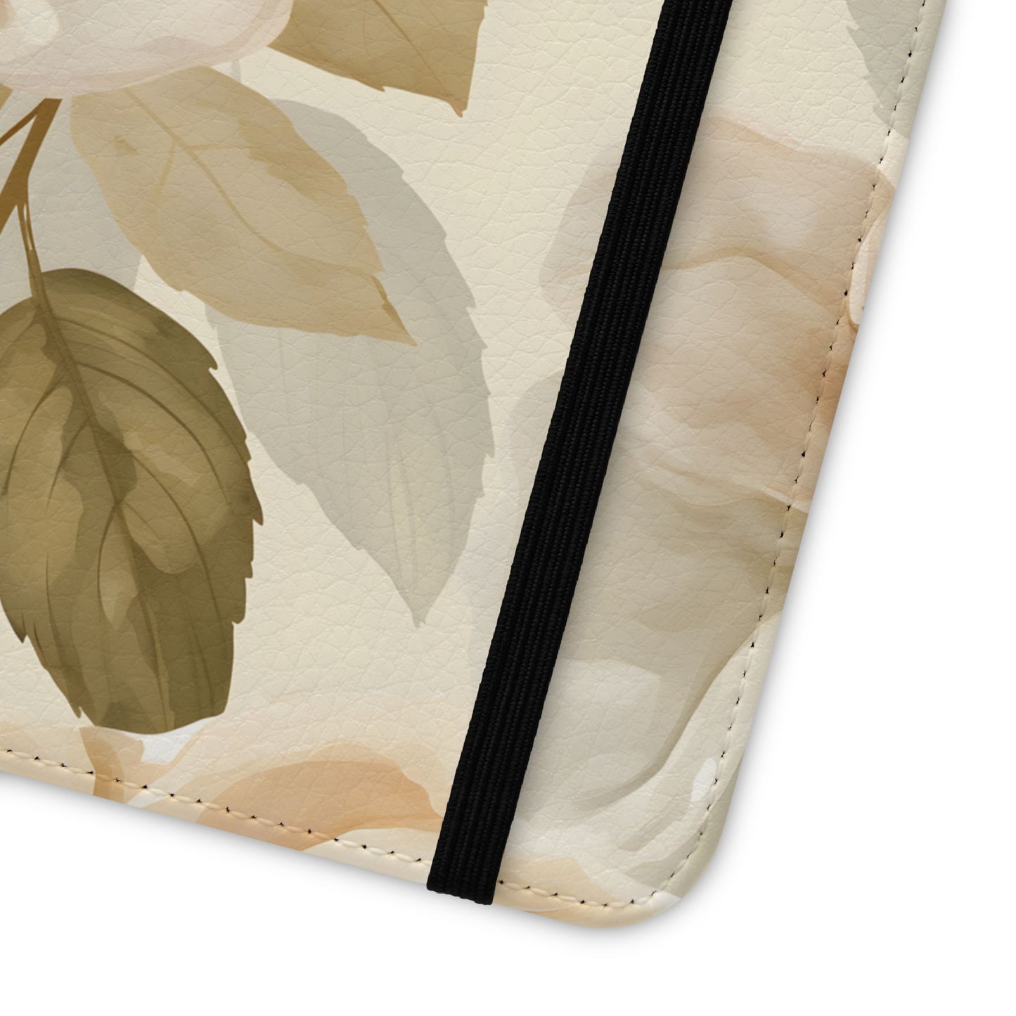Soft Rose Elegance โ Vegan Leather Wallet Samsung Case