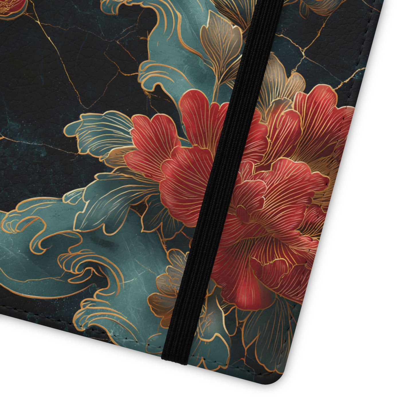 Crimson Tides – Vegan Leather Samsung Flip Case