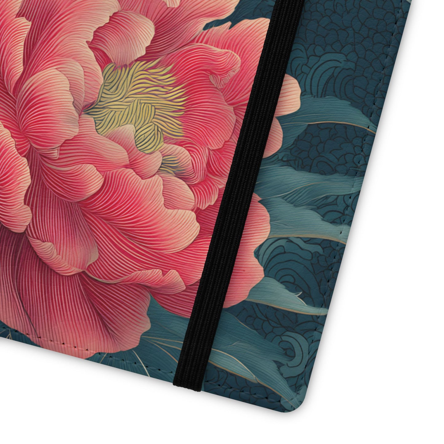 Floral Whispers – Vegan Leather Flip Samsung Case