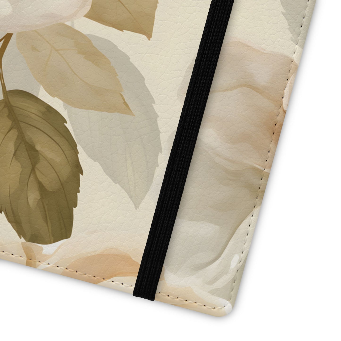 Soft Rose Elegance โ Vegan Leather Wallet Samsung Case