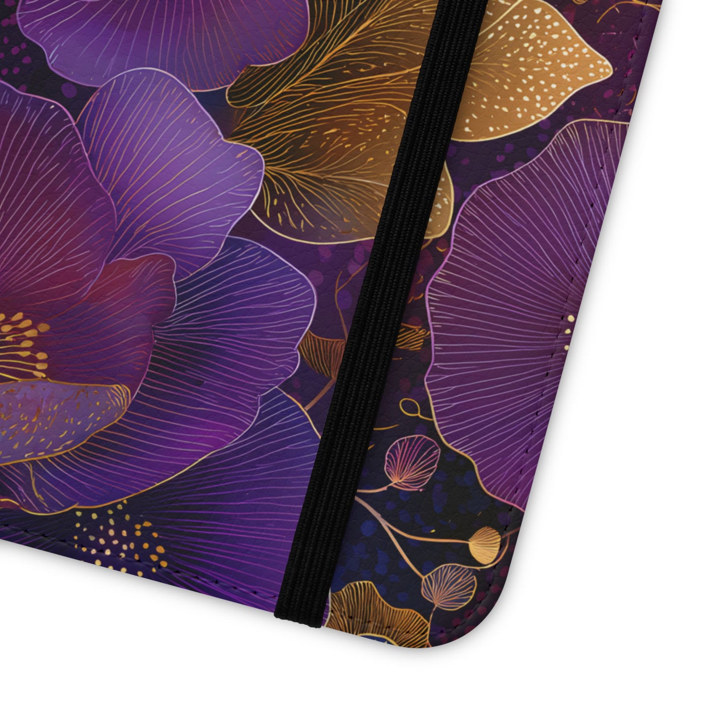 Imperial Petals – Vegan Leather Samsung Flip Phone Case