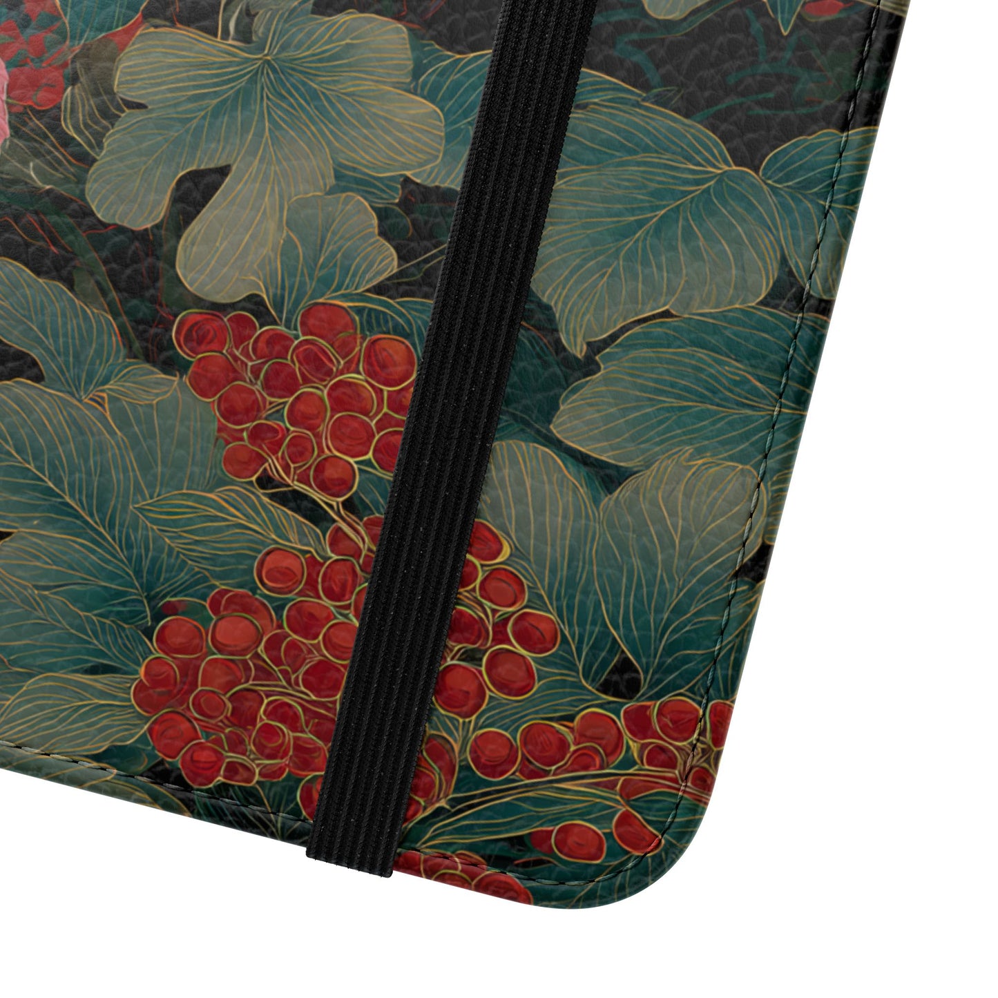 Blooming Peony – Vegan Leather Samsung Flip Case
