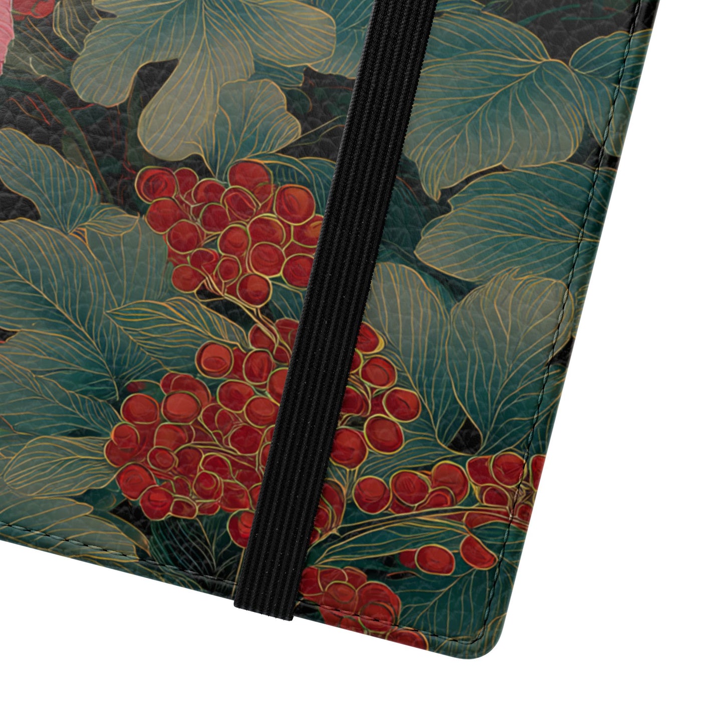 Blooming Peony – Vegan Leather Samsung Flip Case