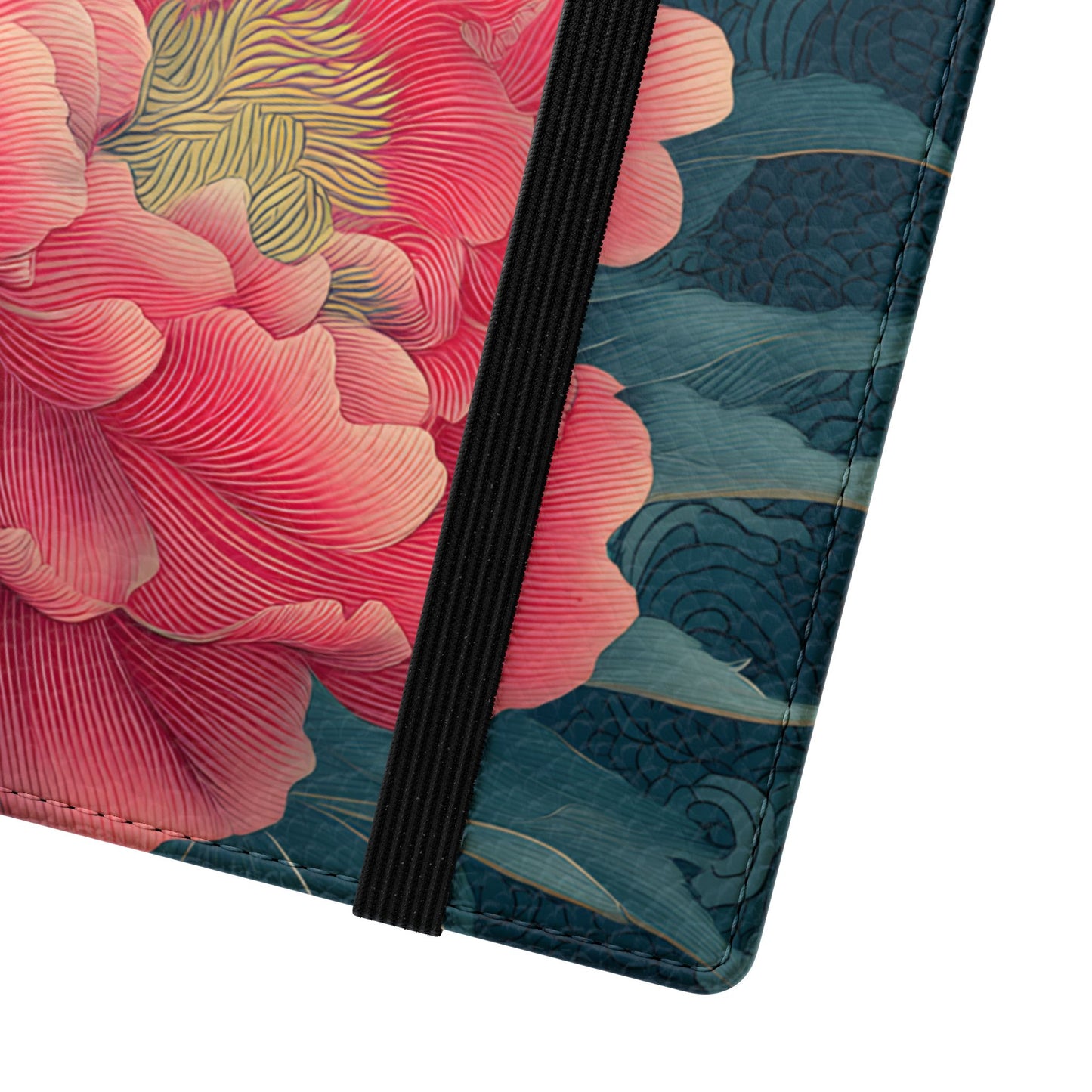 Floral Whispers – Vegan Leather Flip Samsung Case