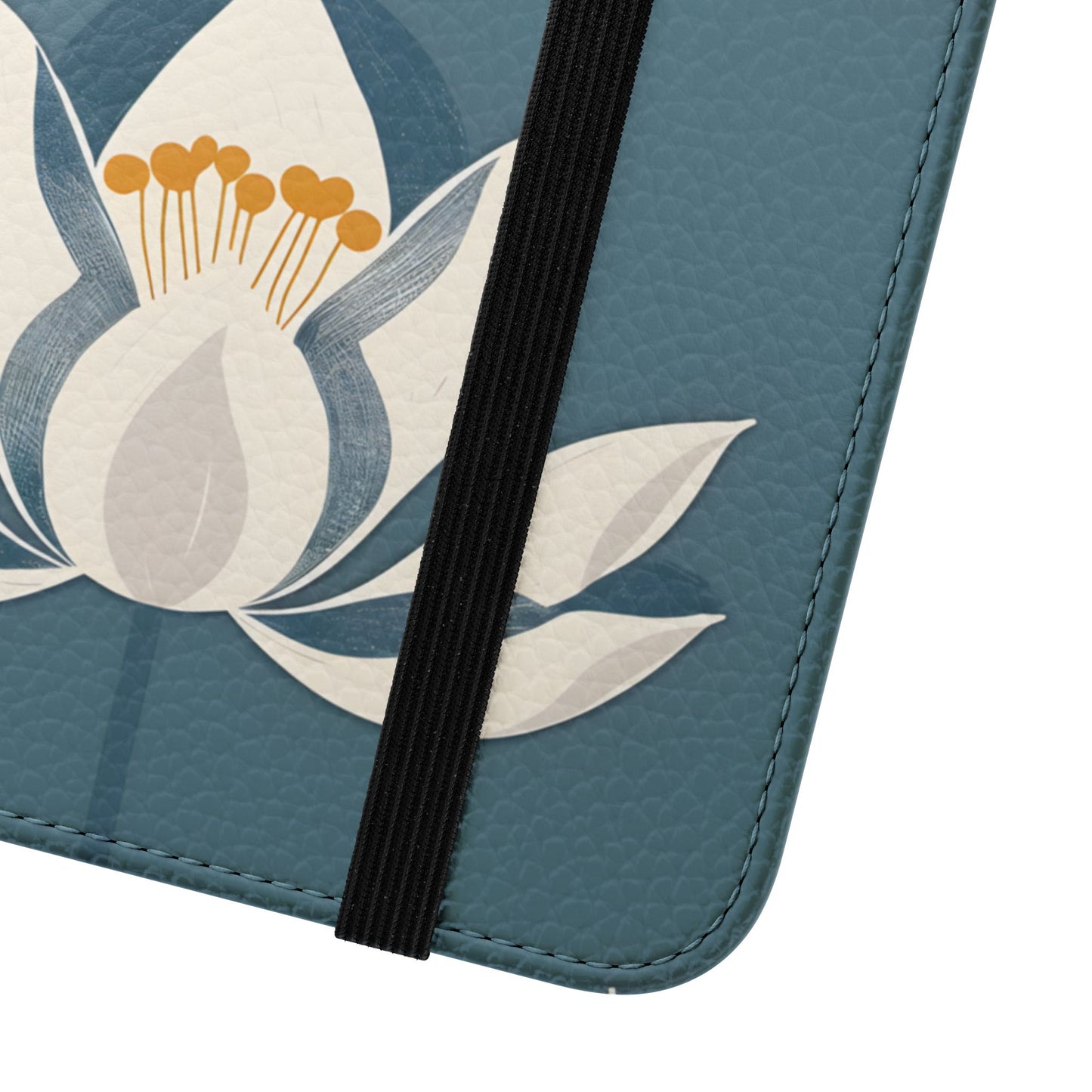 Lotus Serenity – Vegan Leather Wallet Samsung Case