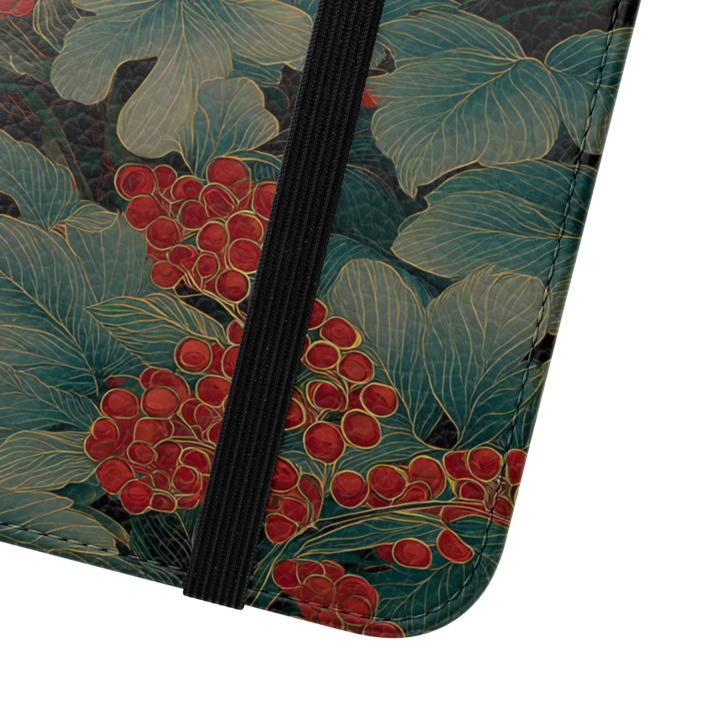Blooming Peony – Vegan Leather Samsung Flip Case