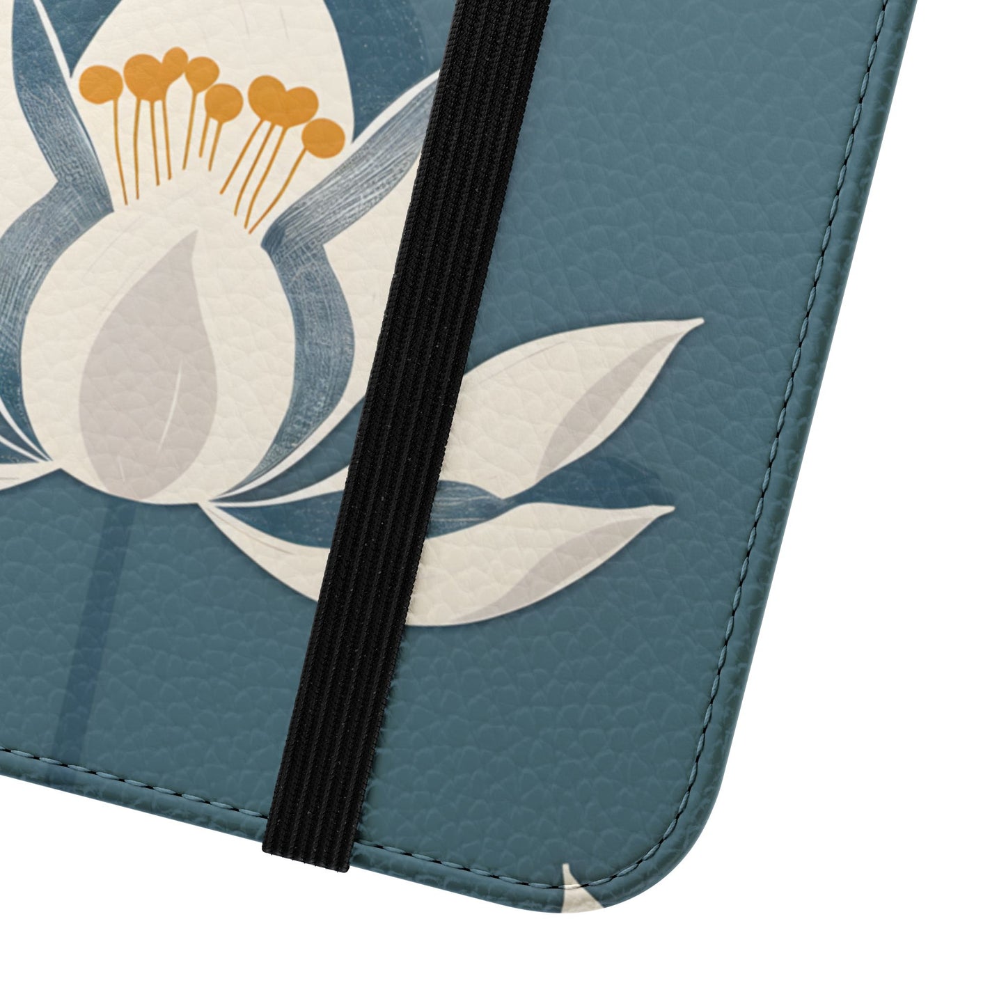 Lotus Serenity – Vegan Leather Wallet Samsung Case