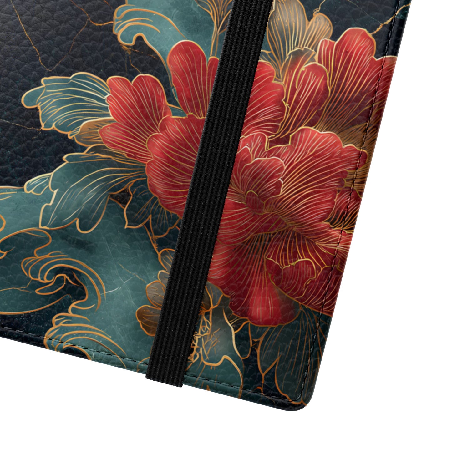 Crimson Tides – Vegan Leather Samsung Flip Case
