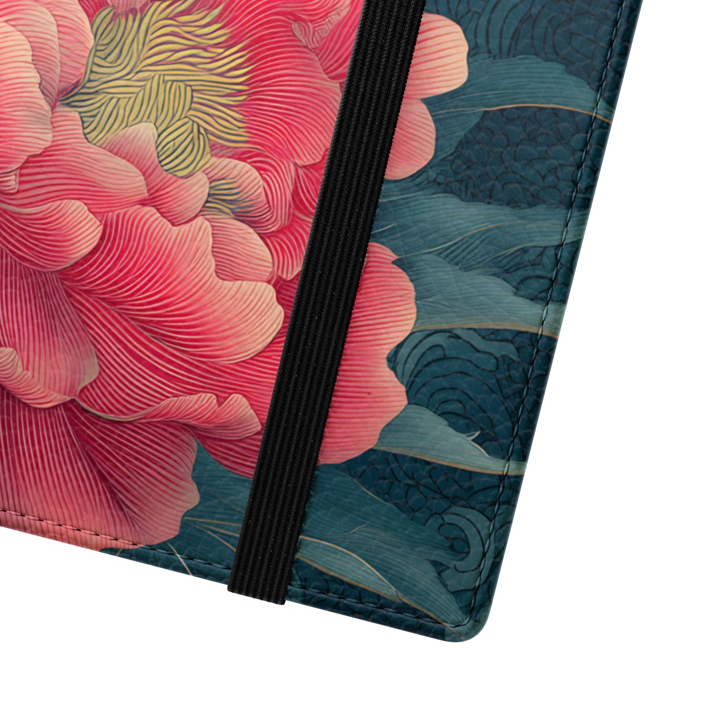 Floral Whispers – Vegan Leather Flip Samsung Case