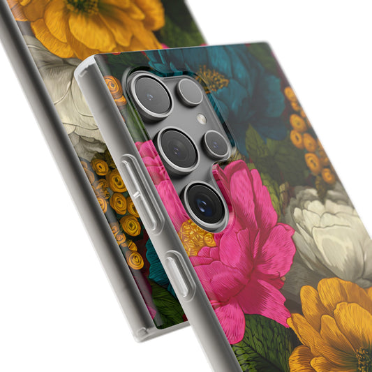 Midnight Bloom – Flexi Samsung Galaxy Case
