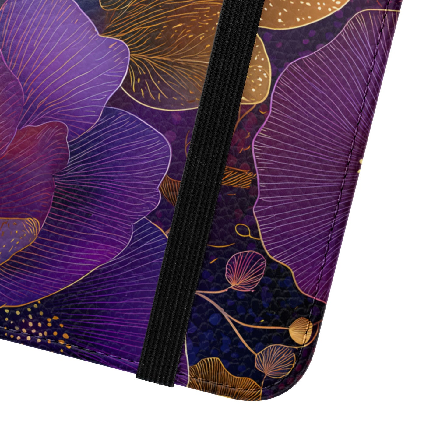 Imperial Petals – Vegan Leather Samsung Flip Phone Case