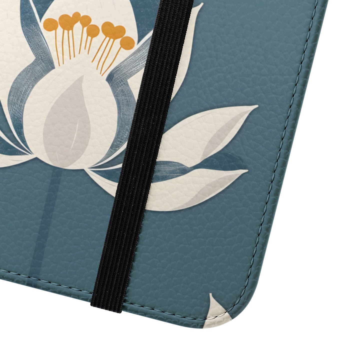 Lotus Serenity – Vegan Leather Wallet Samsung Case