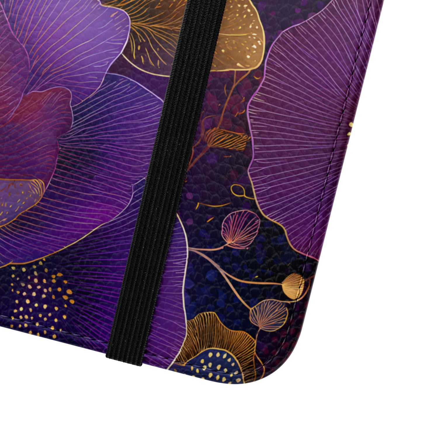 Imperial Petals – Vegan Leather Samsung Flip Phone Case