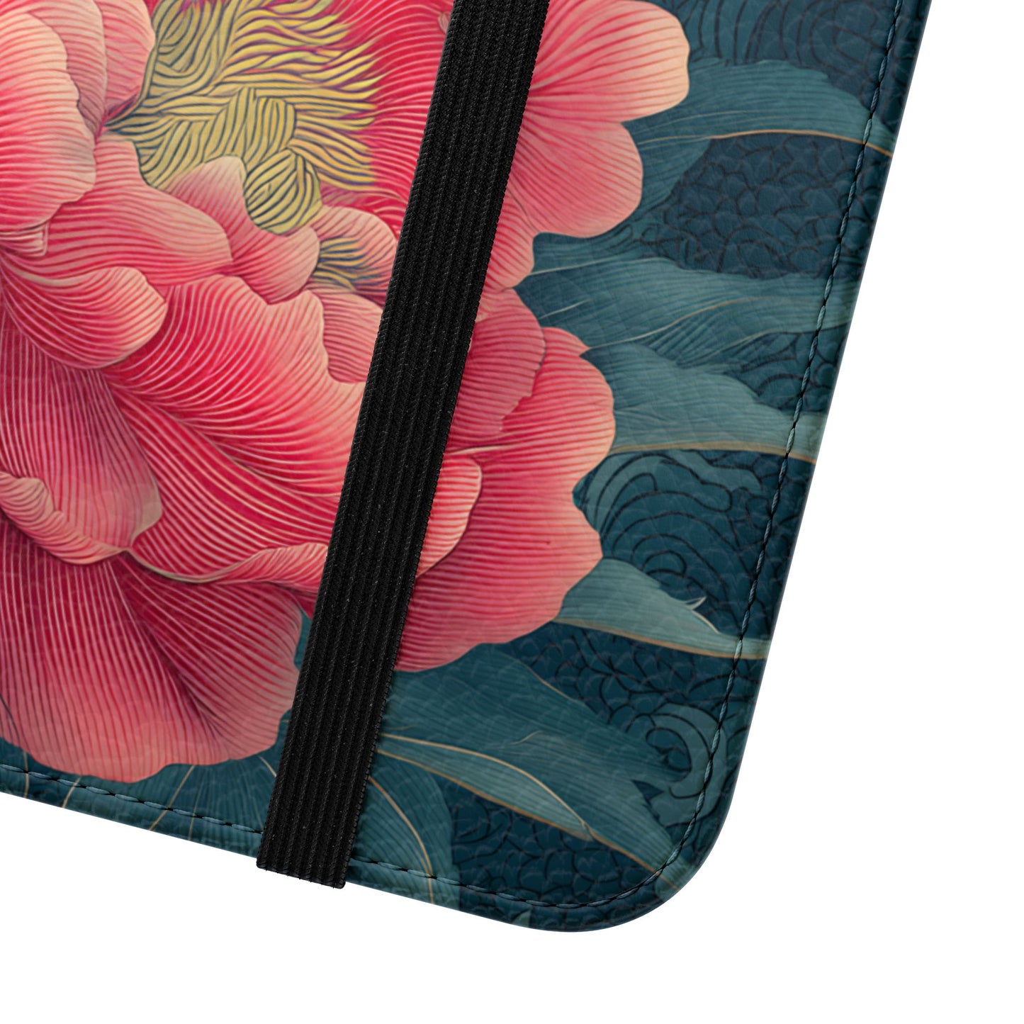 Floral Whispers – Vegan Leather Flip Samsung Case