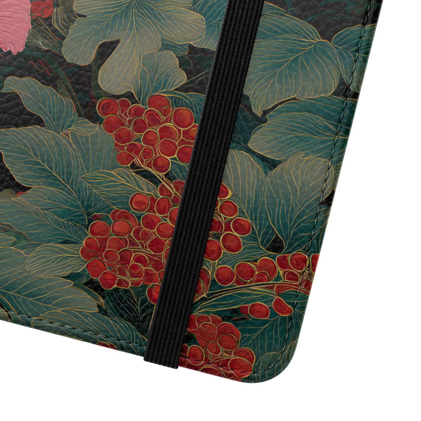 Blooming Peony – Vegan Leather Samsung Flip Case