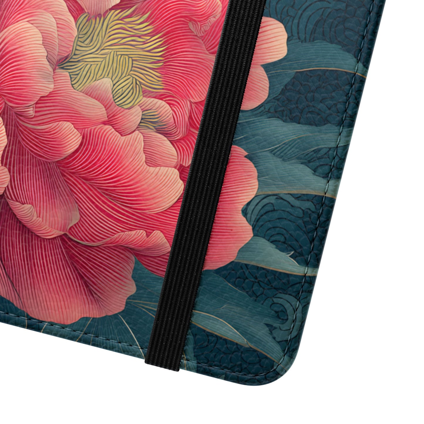 Floral Whispers – Vegan Leather Flip Samsung Case