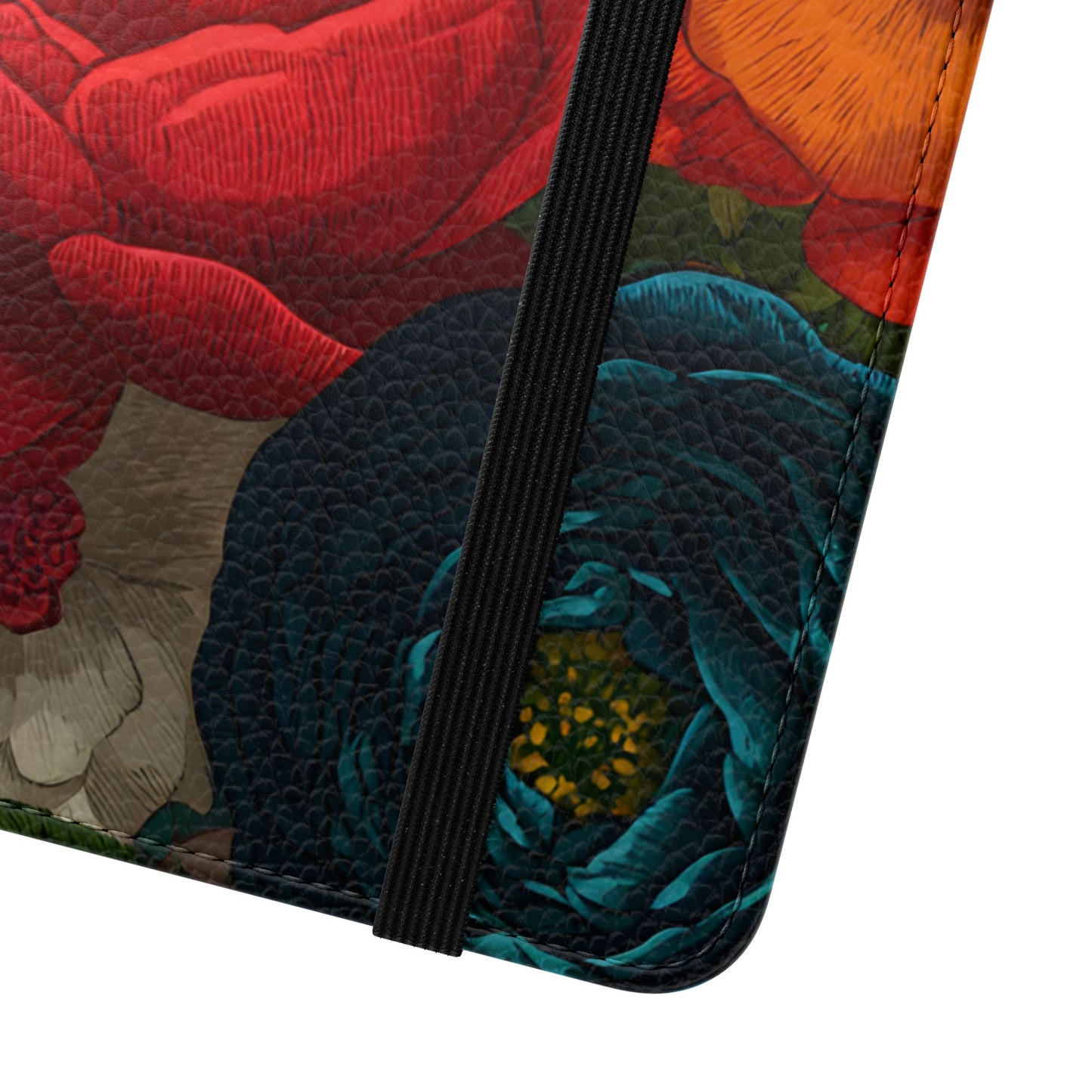 Midnight Bloom – Samsung Vegan Leather Flip Phone Case