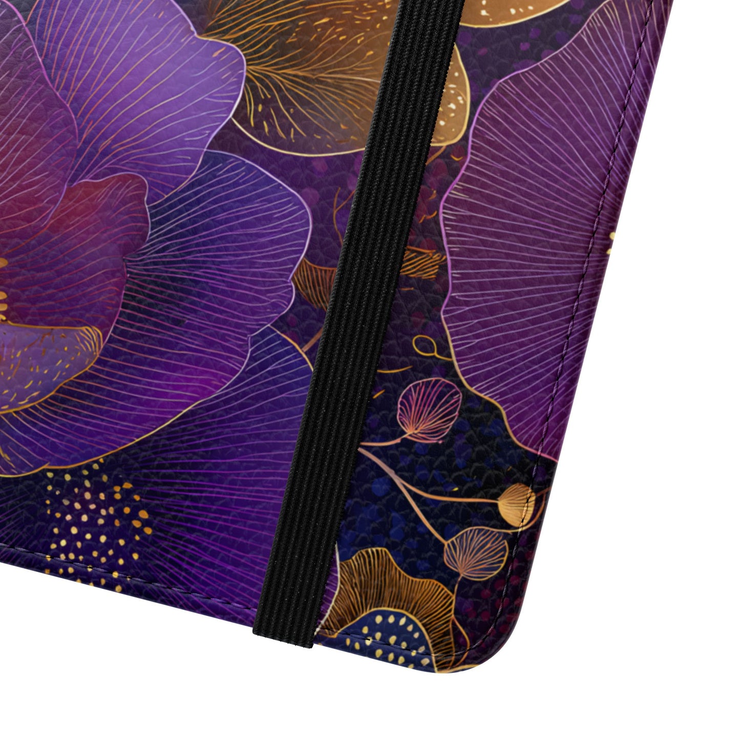 Imperial Petals – Vegan Leather Samsung Flip Phone Case