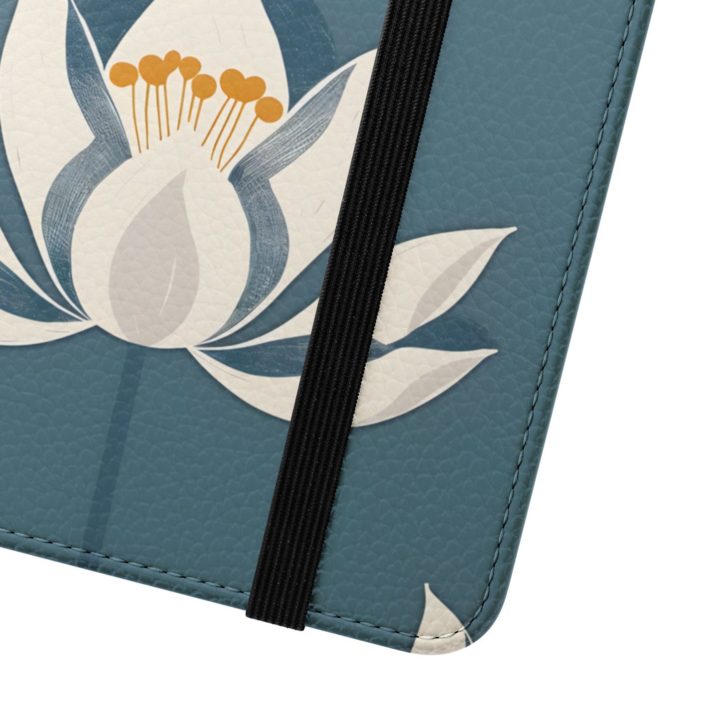 Lotus Serenity – Vegan Leather Wallet Samsung Case