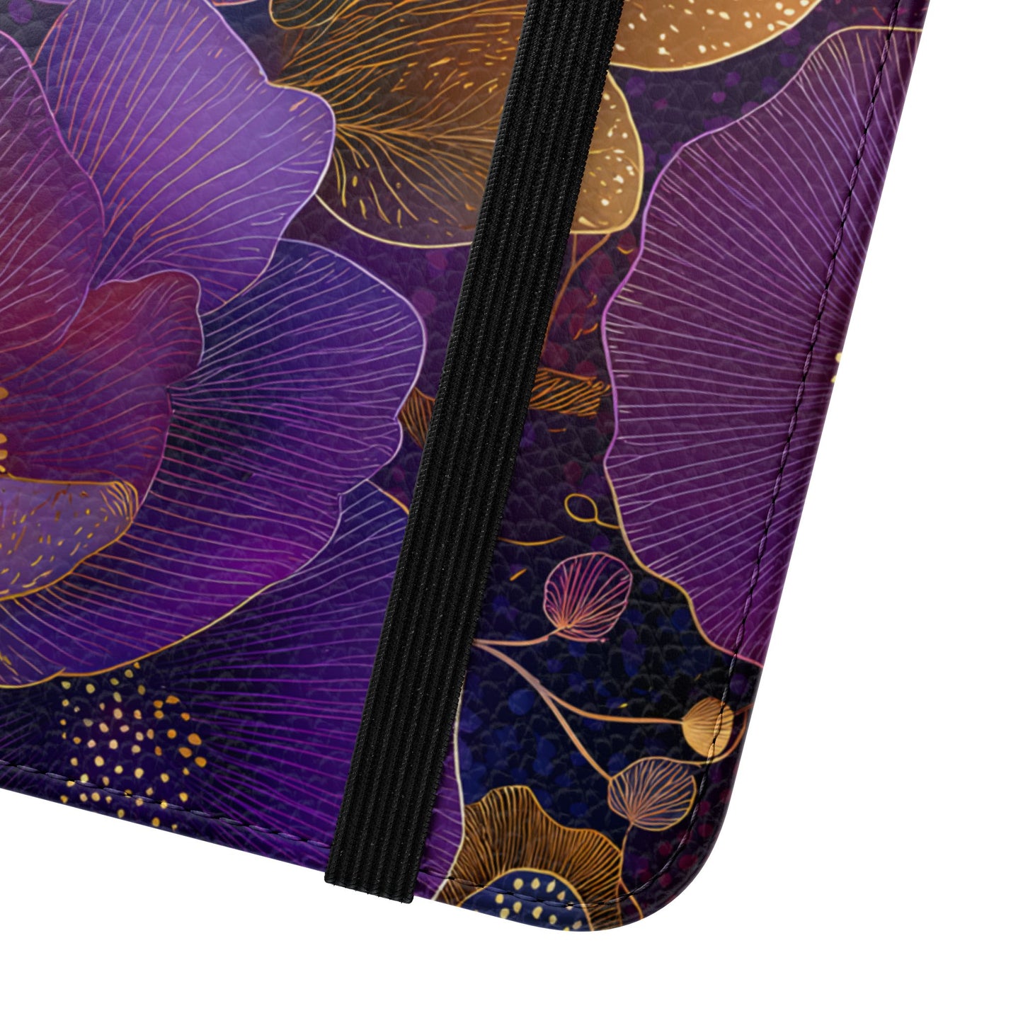 Imperial Petals – Vegan Leather Samsung Flip Phone Case