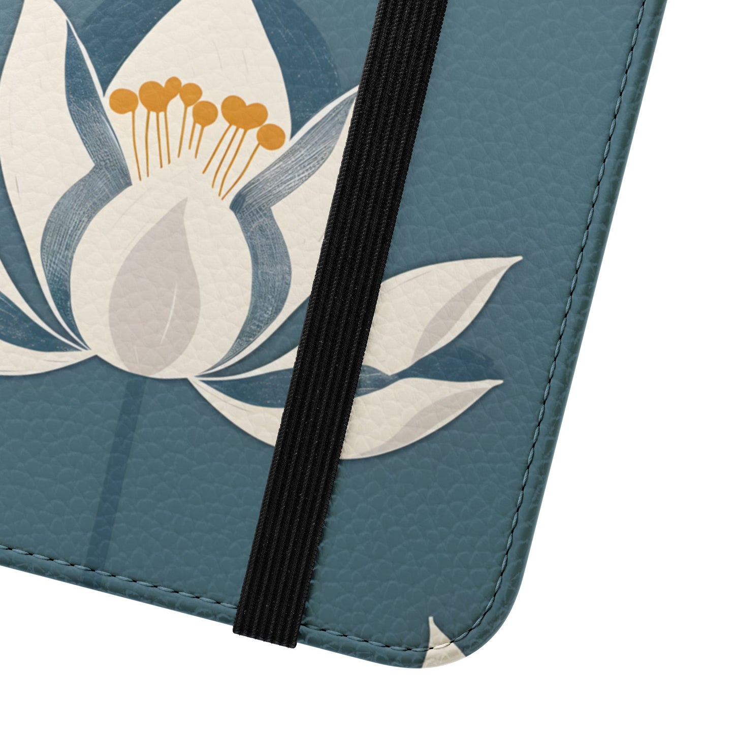 Lotus Serenity – Vegan Leather Wallet Samsung Case