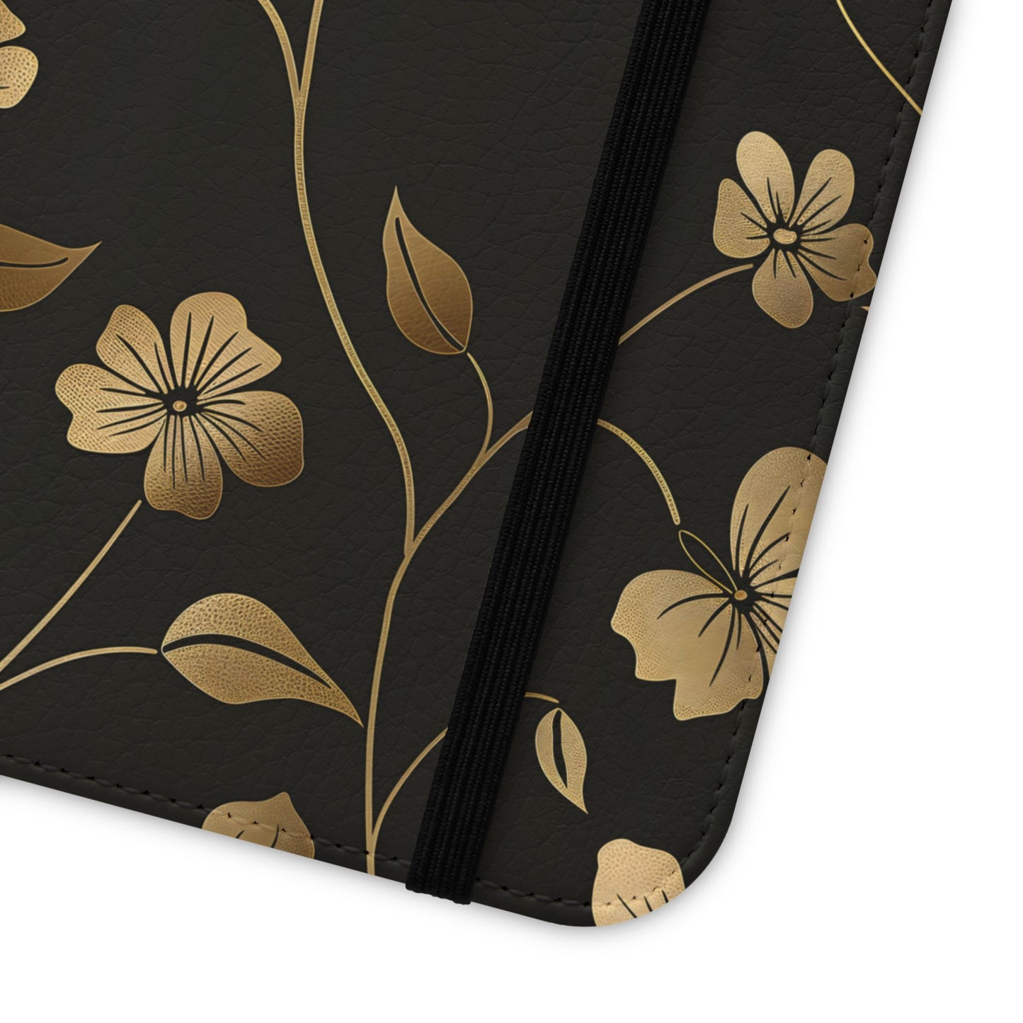 Golden Elegance – iPhone Wallet Case