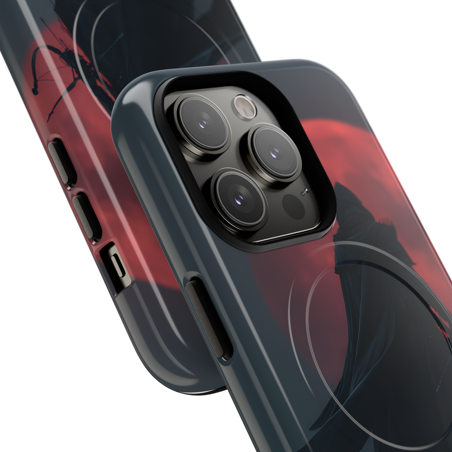 Shadow of the Crimson Moon – Tough MagSafe iPhone Case
