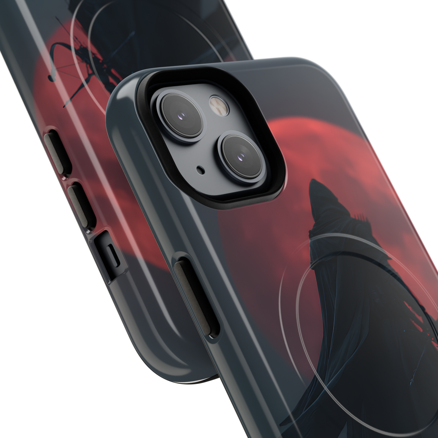 Shadow of the Crimson Moon – Tough MagSafe iPhone Case