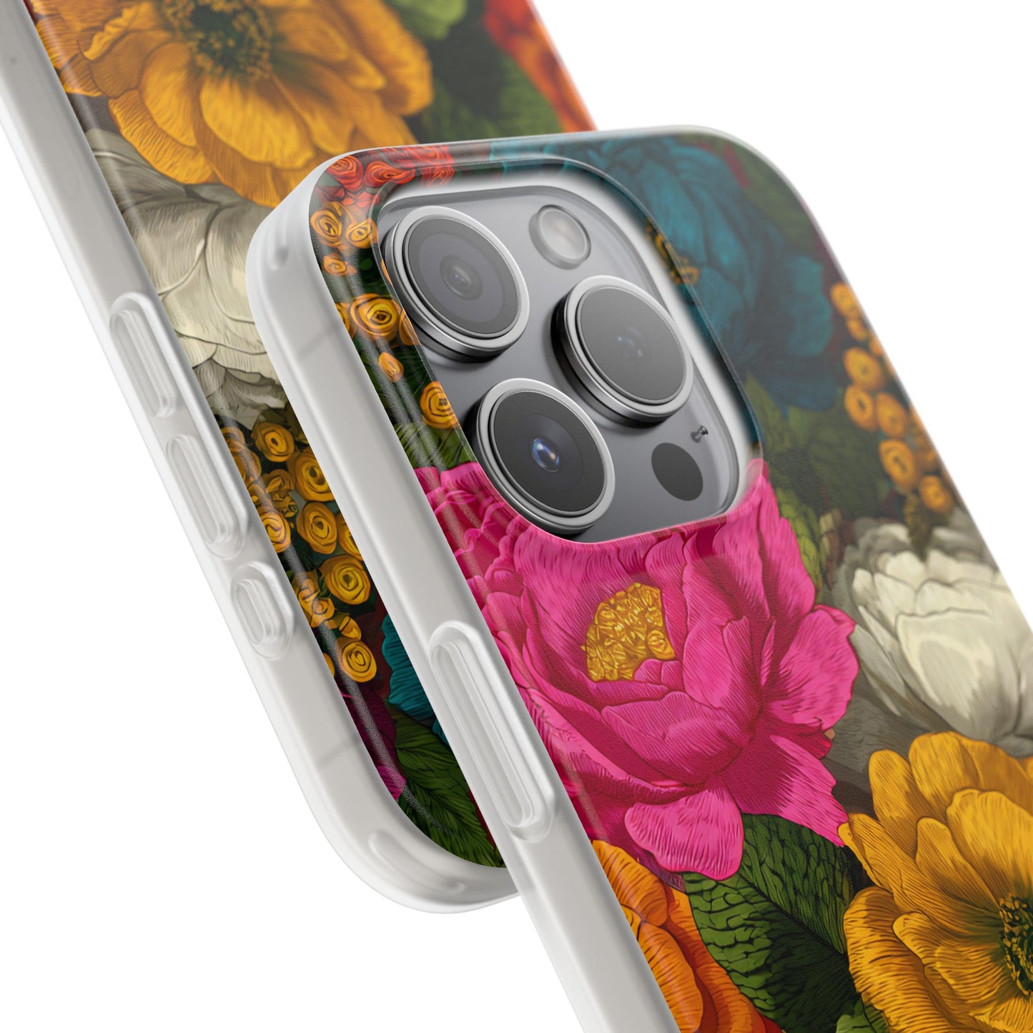 Midnight Bloom - Flexi iPhone Case