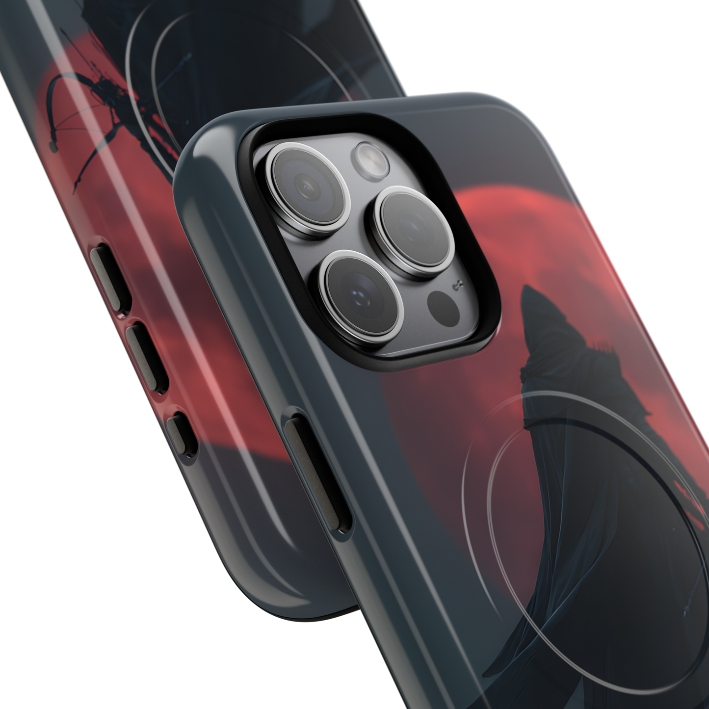 Shadow of the Crimson Moon – Tough MagSafe iPhone Case