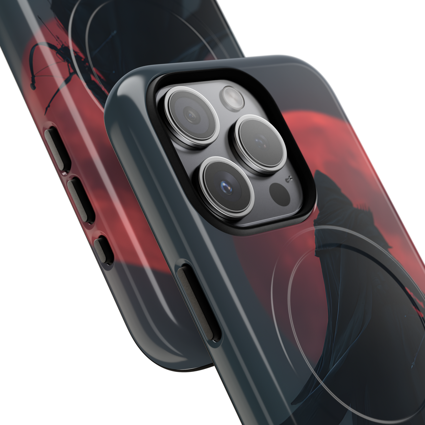 Shadow of the Crimson Moon – Tough MagSafe iPhone Case