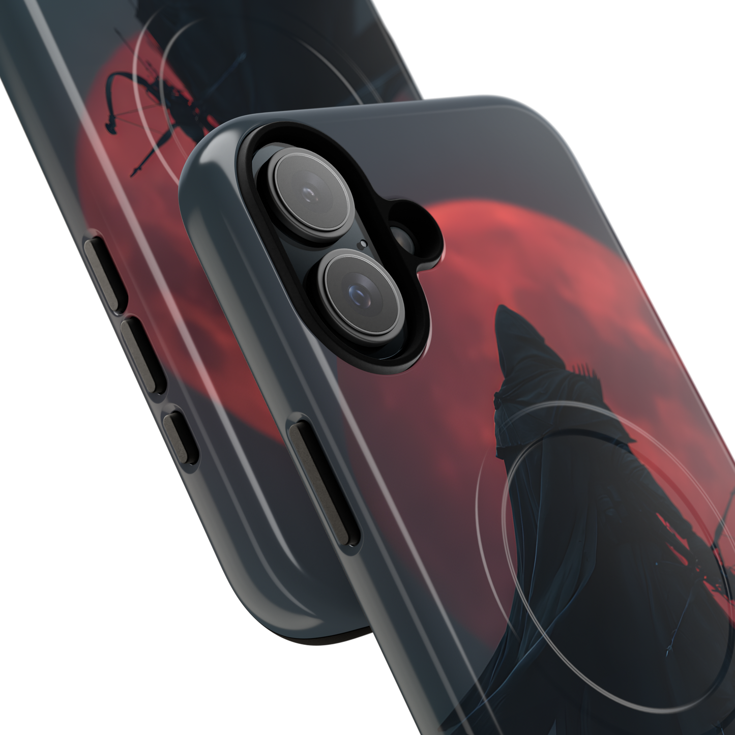 Shadow of the Crimson Moon – Tough MagSafe iPhone Case