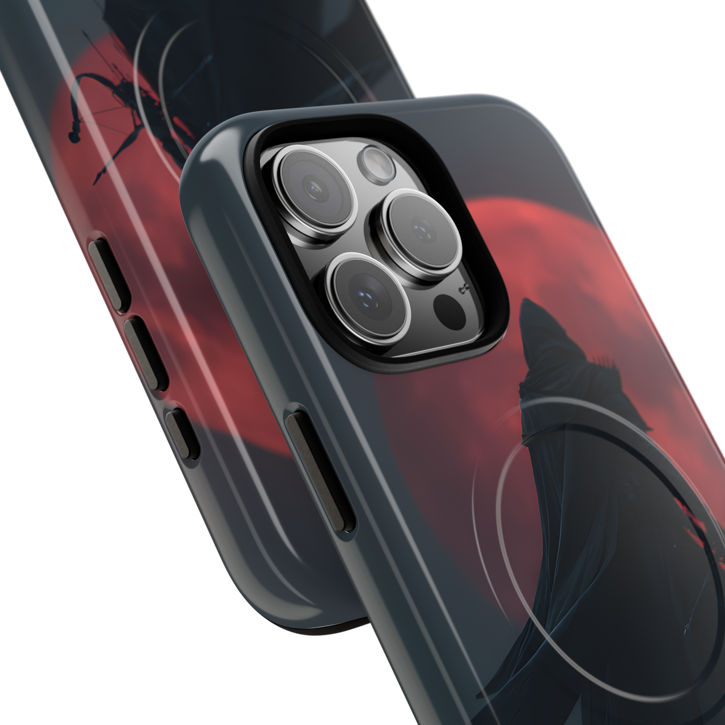Shadow of the Crimson Moon – Tough MagSafe iPhone Case