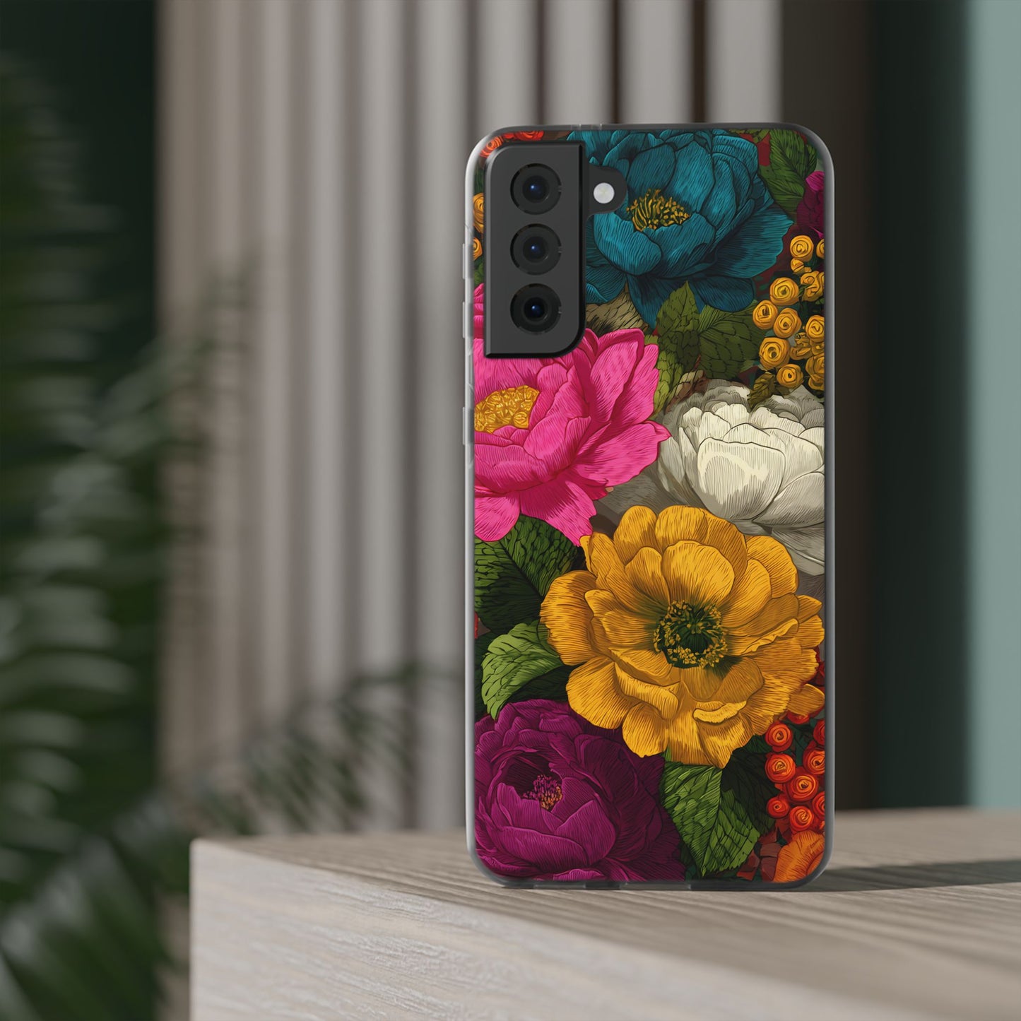 Midnight Bloom – Flexi Samsung Case