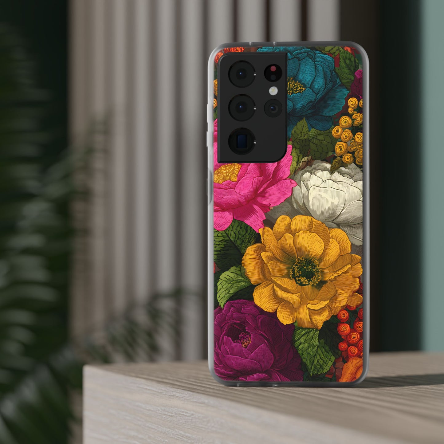 Midnight Bloom – Flexi Samsung Case
