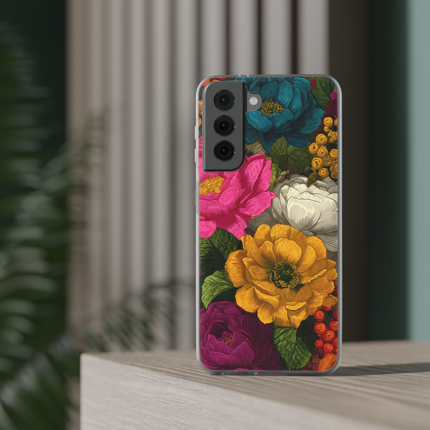 Midnight Bloom – Flexi Samsung Case