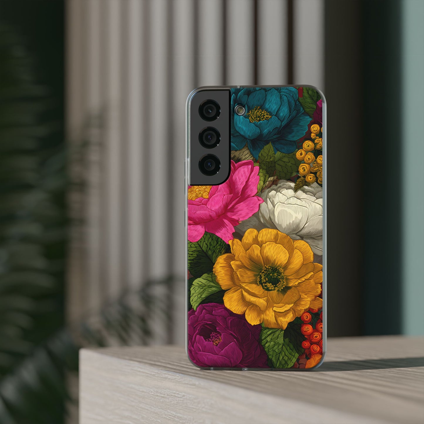 Midnight Bloom – Flexi Samsung Case