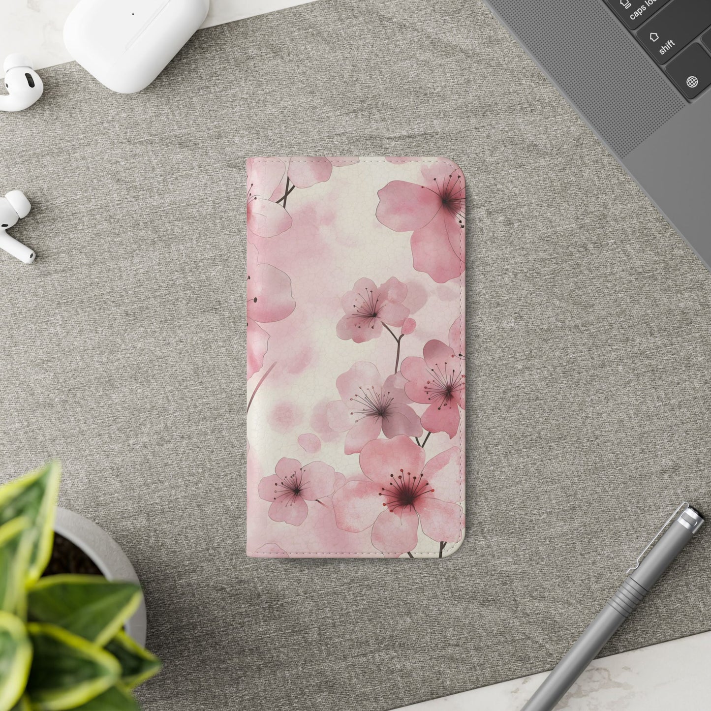 Sakura Veil โ Vegan Leather Wallet Samsung Case