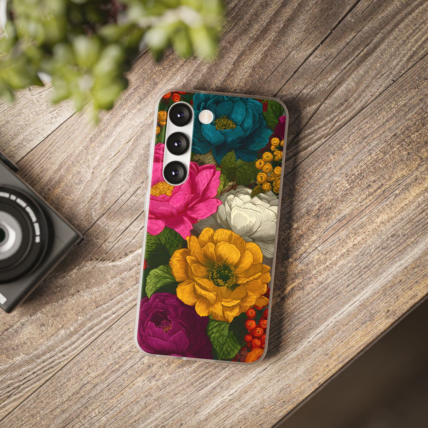 Midnight Bloom – Flexi Samsung Case