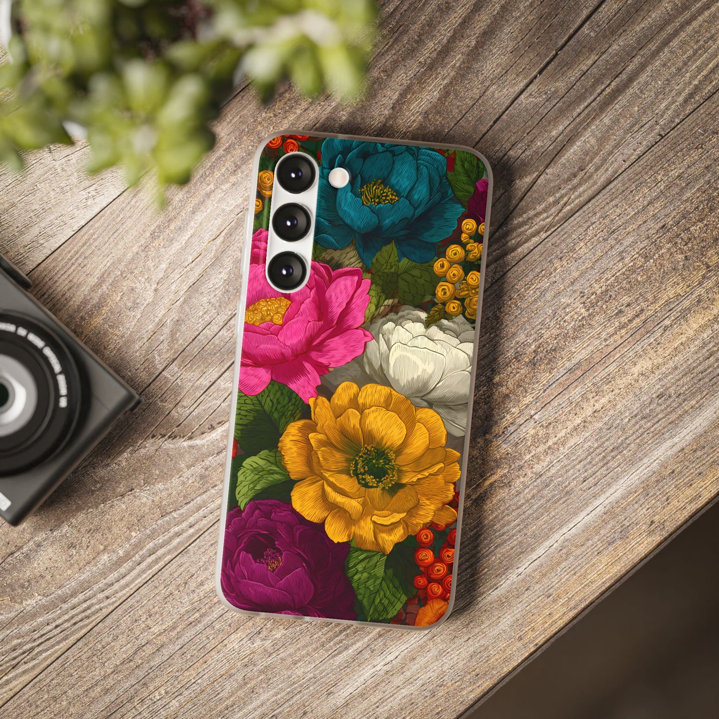 Midnight Bloom – Flexi Samsung Case