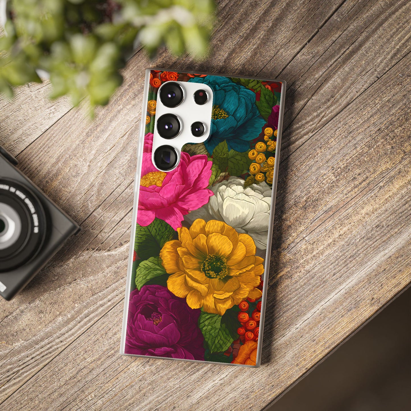 Midnight Bloom – Flexi Samsung Case