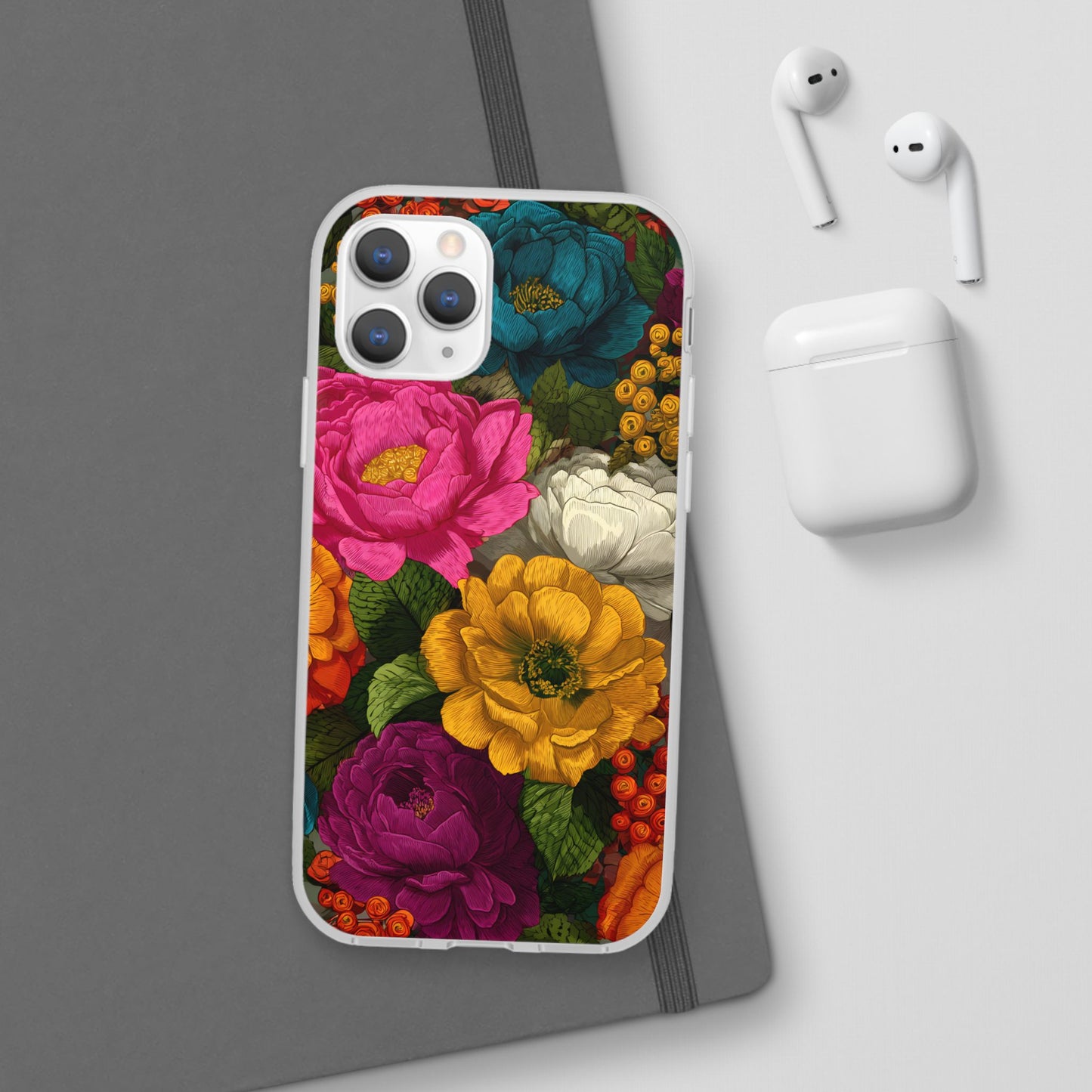 Midnight Bloom - Flexi iPhone Case