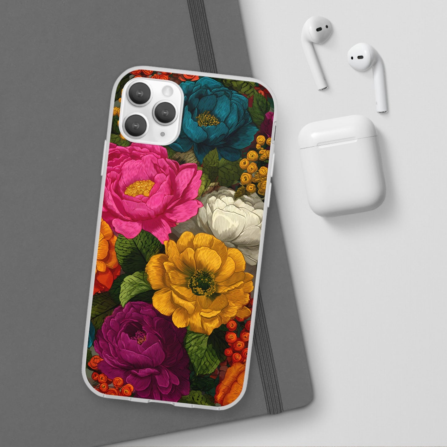 Midnight Bloom - Flexi iPhone Case