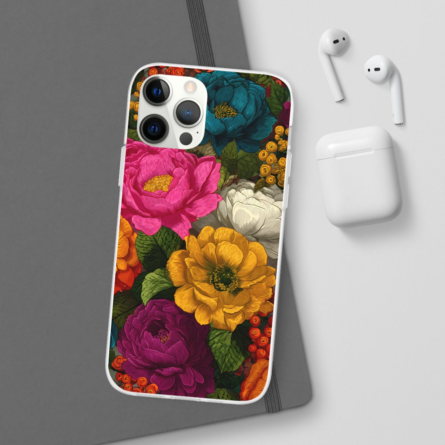 Midnight Bloom - Flexi iPhone Case