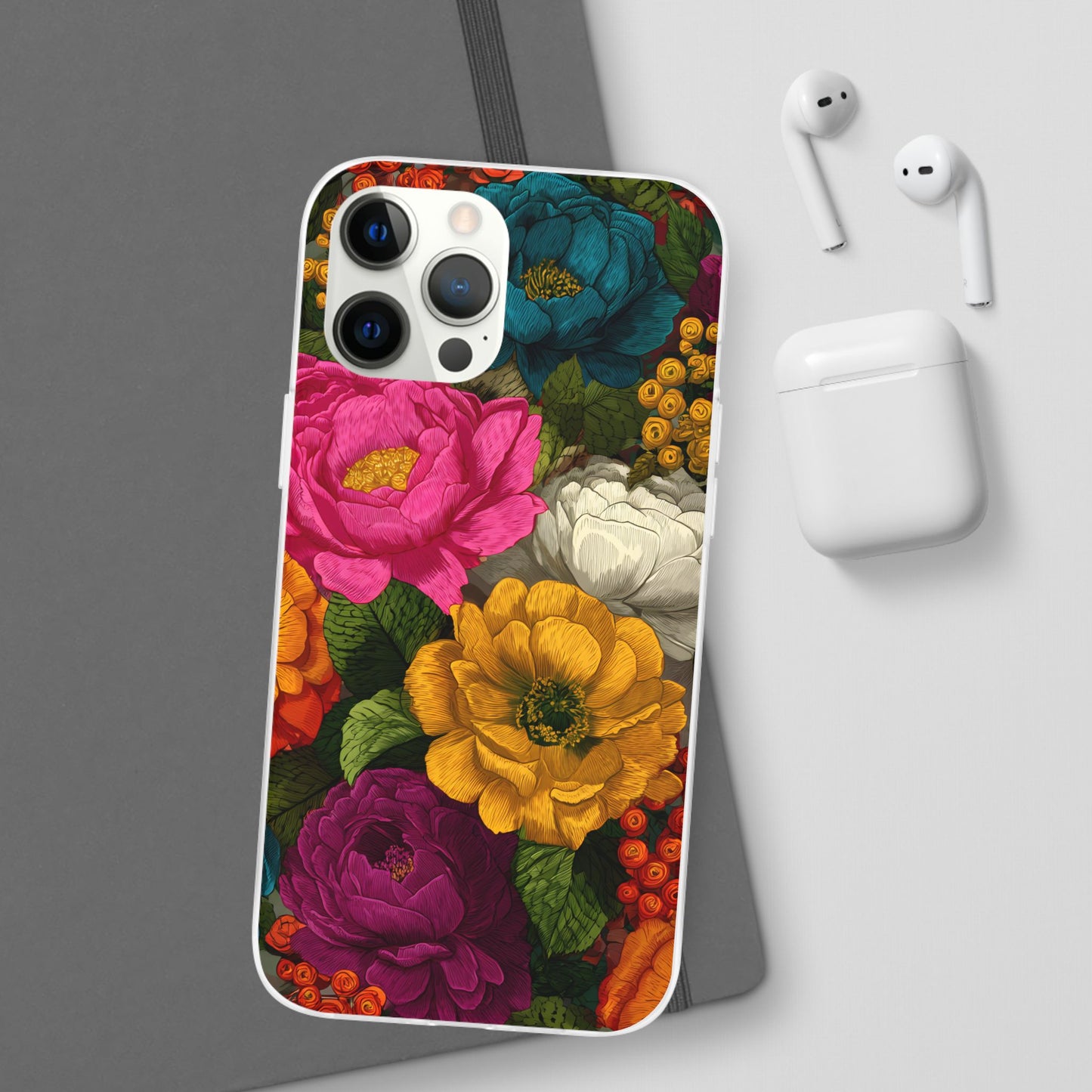 Midnight Bloom - Flexi iPhone Case